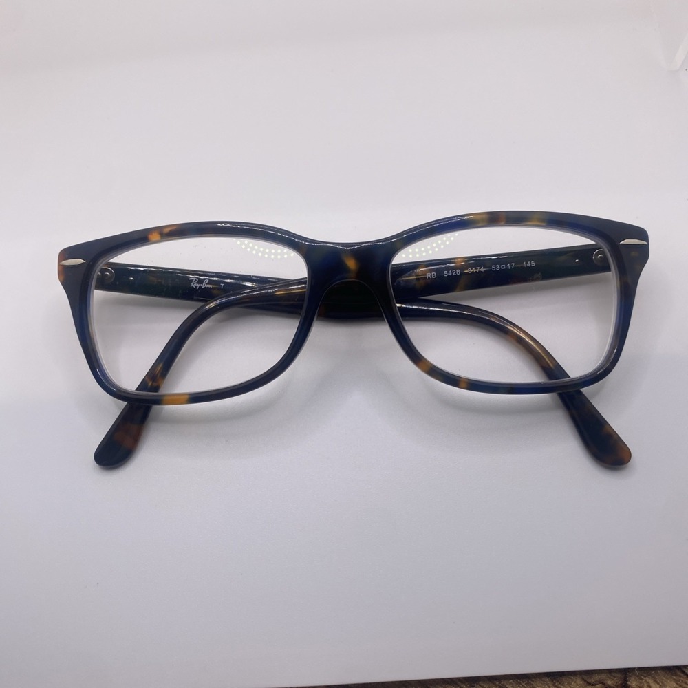 Ray-Ban Eyeglasses FRAMES ONLY RB 5425 Full Rim 53-17-145 Black Brown 460